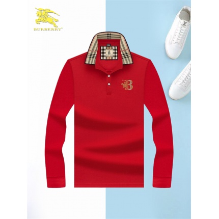 Burberry Long-Sleeved Polo T-Shirts for Men in 200597