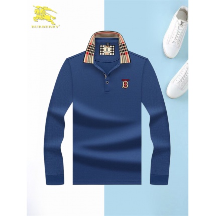 Burberry Long-Sleeved Polo T-Shirts for Men in 200600
