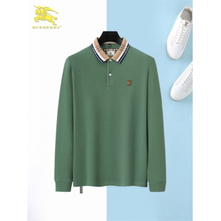 Burberry Long-Sleeved Polo T-Shirts for Men in 200604