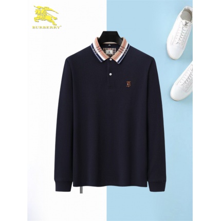 Burberry Long-Sleeved Polo T-Shirts for Men in 200605