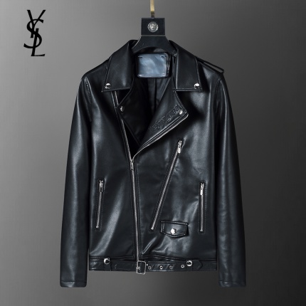 New Arrivals YSL Leather Jackets For Men in 200768