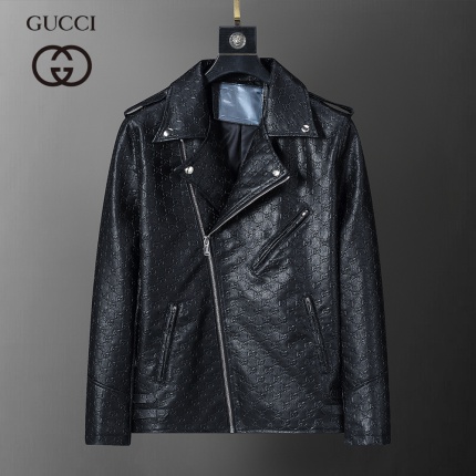 New Arrivals Gucci Leather Jackets For Men in 200774