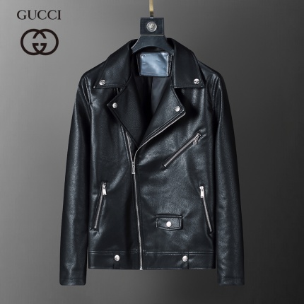 New Arrivals Gucci Leather Jackets For Men in 200775