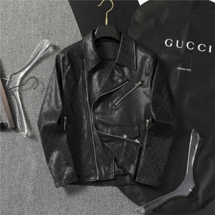 New Arrivals Gucci Leather Jackets For Men in 200776