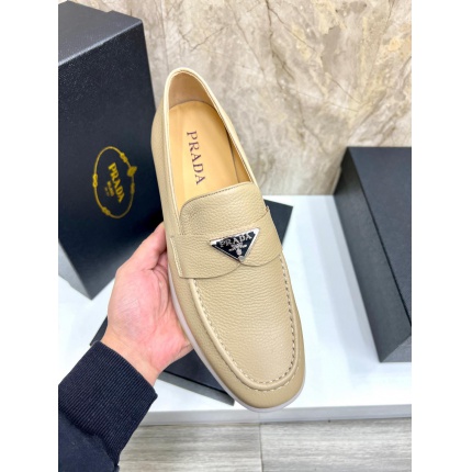 New Arrivals Prada Leather Shoes For Men in 201571