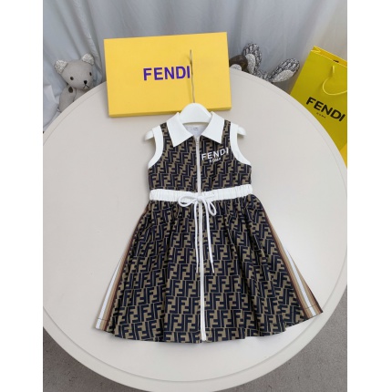 New Arrivals Fendi Skirt Fendi Dress For Girls in 203448