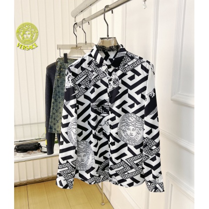 Versace Long-Sleeved Polo Shirts for Men in 204720