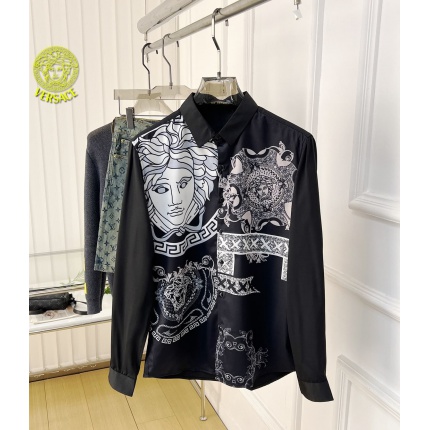 Versace Long-Sleeved Polo Shirts for Men in 204721