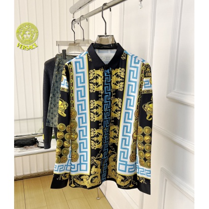 Versace Long-Sleeved Polo Shirts for Men in 204724