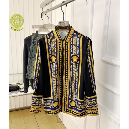 Versace Long-Sleeved Polo Shirts for Men in 204727