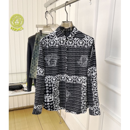 Versace Long-Sleeved Polo Shirts for Men in 204728