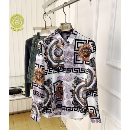 Versace Long-Sleeved Polo Shirts for Men in 204731
