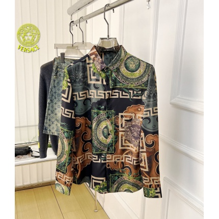 Versace Long-Sleeved Polo Shirts for Men in 204732