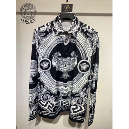 Versace Long-Sleeved Polo Shirts for Men in 204734