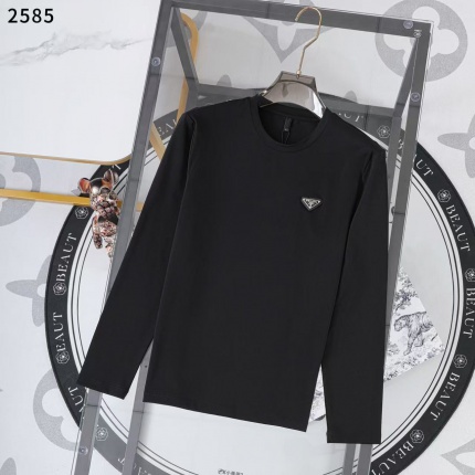 New Arrivals Prada Long Sleeve T-shirts For Men in 205477