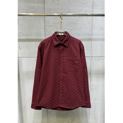New Arrivals Gucci long Sleeve Shirts For Men in 205606