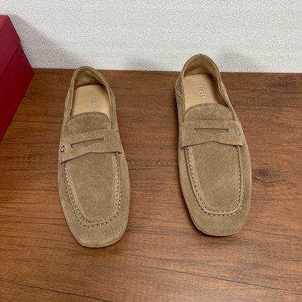 New Arrivals Ferragamo Leather Shoes For Men in 205644