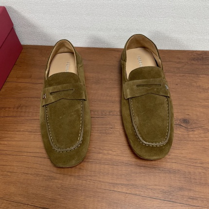 New Arrivals Ferragamo Leather Shoes For Men in 205646