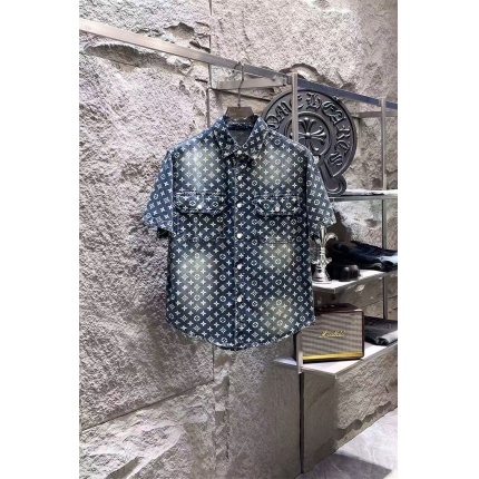 Louis Vuitton Short-Sleeved Shirts for Men in 205925
