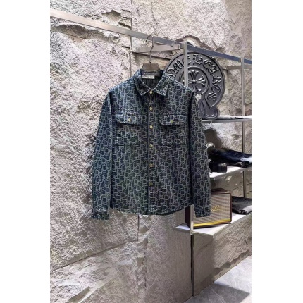 Dior Long Sleeve Polo Shirts for Men in 205936