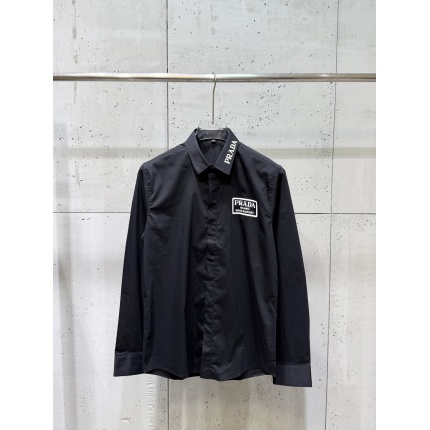 New Arrivals Prada Long Sleeve Shirts For Men in 206285