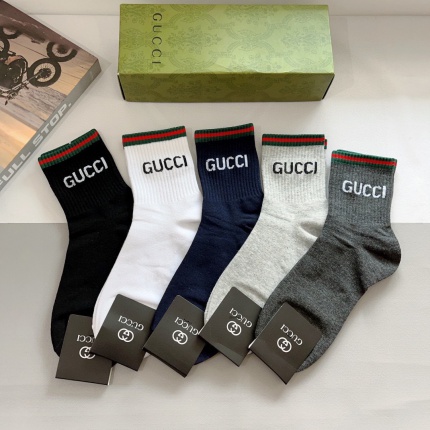 Gucci Socks A pack 5 Pairs in 206501
