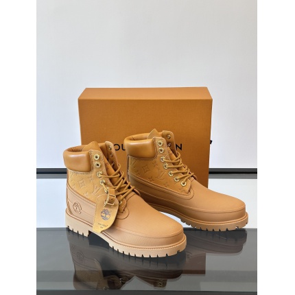 Louis Vuitton x Timberland Boots For Men in 206508