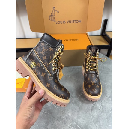 Louis Vuitton x Timberland Boots For Men in 206513