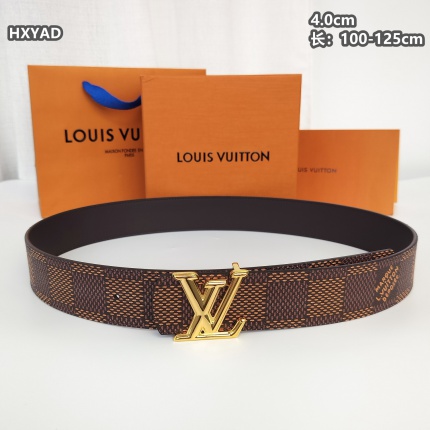 Louis Vuitton AAA Belts men 4.0 in 206573