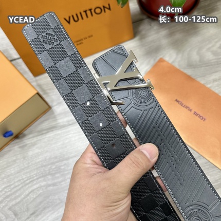 Louis Vuitton AAA Belts men 4.0 in 206580