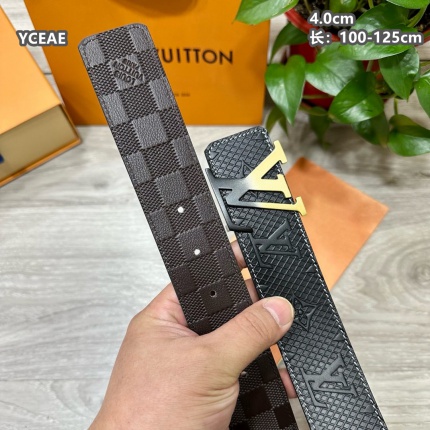 Louis Vuitton AAA Belts men 4.0 in 206583