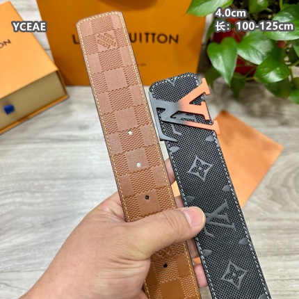 Louis Vuitton AAA Belts men 4.0 in 206584