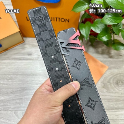 Louis Vuitton AAA Belts men 4.0 in 206585