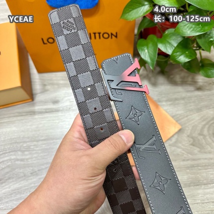 Louis Vuitton AAA Belts men 4.0 in 206588