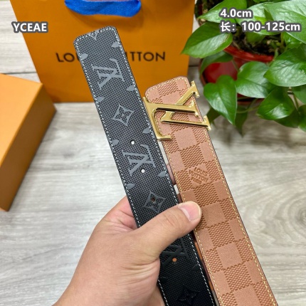 Louis Vuitton AAA Belts men 4.0 in 206591