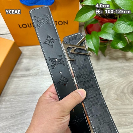 Louis Vuitton AAA Belts men 4.0 in 206593
