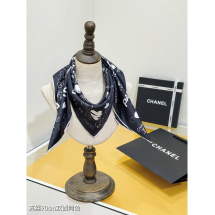 New Arrivals High quality Chanel Silk Scarf in 206658