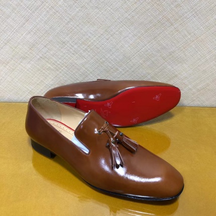 New Arrivals Christian Louboutin Dress lether Shoes For Men in 206973
