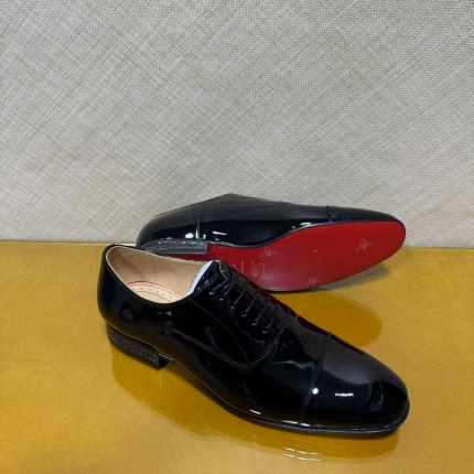 New Arrivals Christian Louboutin Dress lether Shoes For Men in 206981