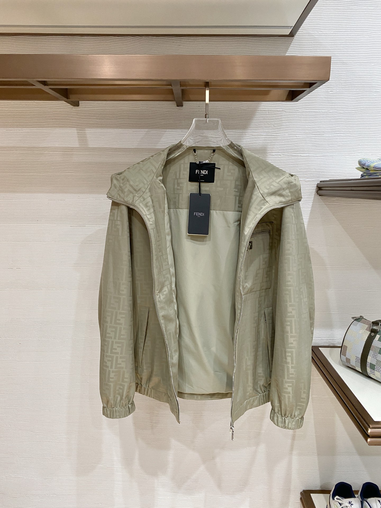Cheap New Arrivals Fendi High quality Jackets For Men in 207700, $120 USD- [IB207700] - Replica Fendi Jackets For Men