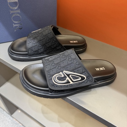 Cheap Dior Slippers For Men in 207997, $55 USD- [IB207997] - Replica Dior Slippers For Men