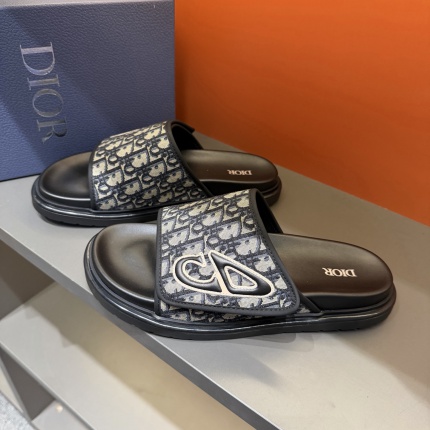 Cheap Dior Slippers For Men in 207998, $55 USD- [IB207998] - Replica Dior Slippers For Men