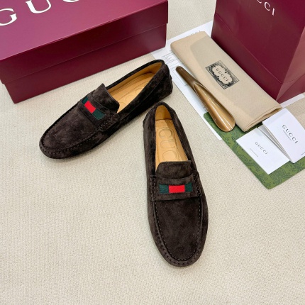 Cheap New Arrivals Gucci Loafers For Men in 208075, $85 USD- [IB208075] - Replica Gucci Loafers And Drivers For Men