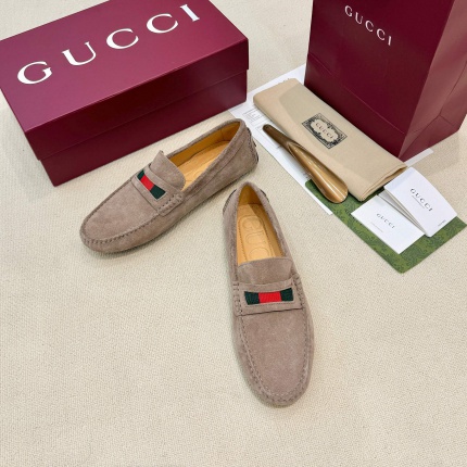 Cheap New Arrivals Gucci Loafers For Men in 208080, $85 USD- [IB208080] - Replica Gucci Loafers And Drivers For Men