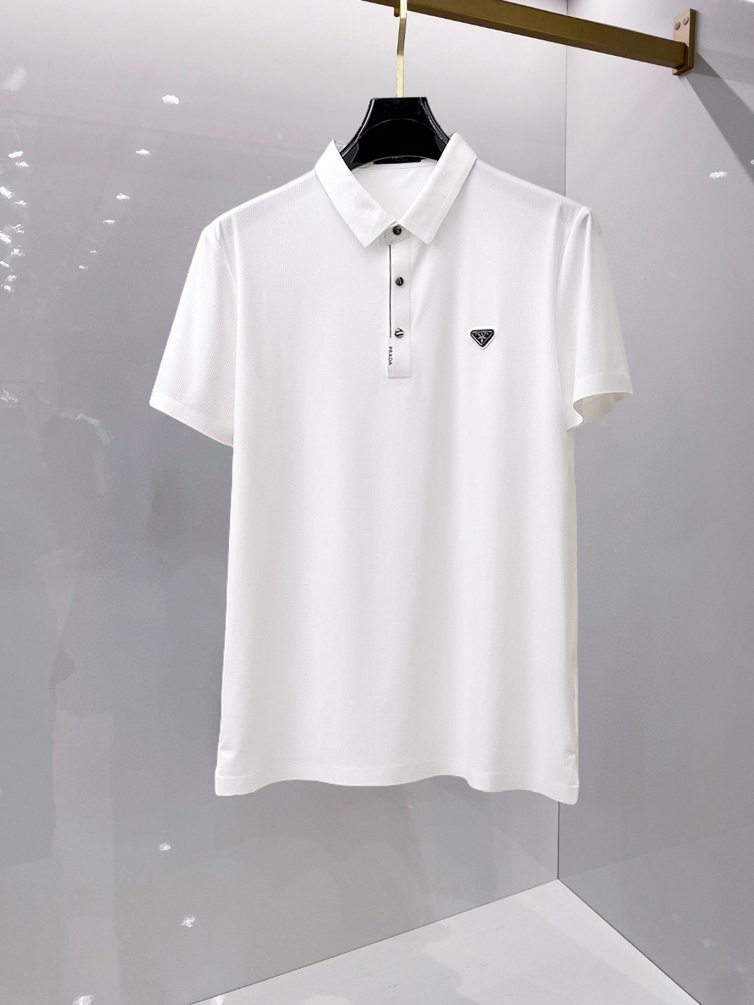 Cheap New Arrivals Prada Polo T-shirts For Men Business Tshirts in 207976, $40 USD- [IB207976] - Replica Prado polo T-shirts for Men