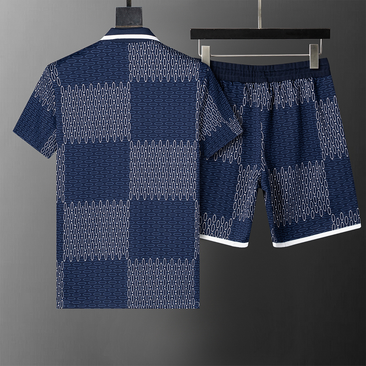 Cheap Louis Vuitton Short Tracksuits For Men in 207987, $40 USD- [IB207987] - Replica Louis Vuitton Short Tracksuits For Men