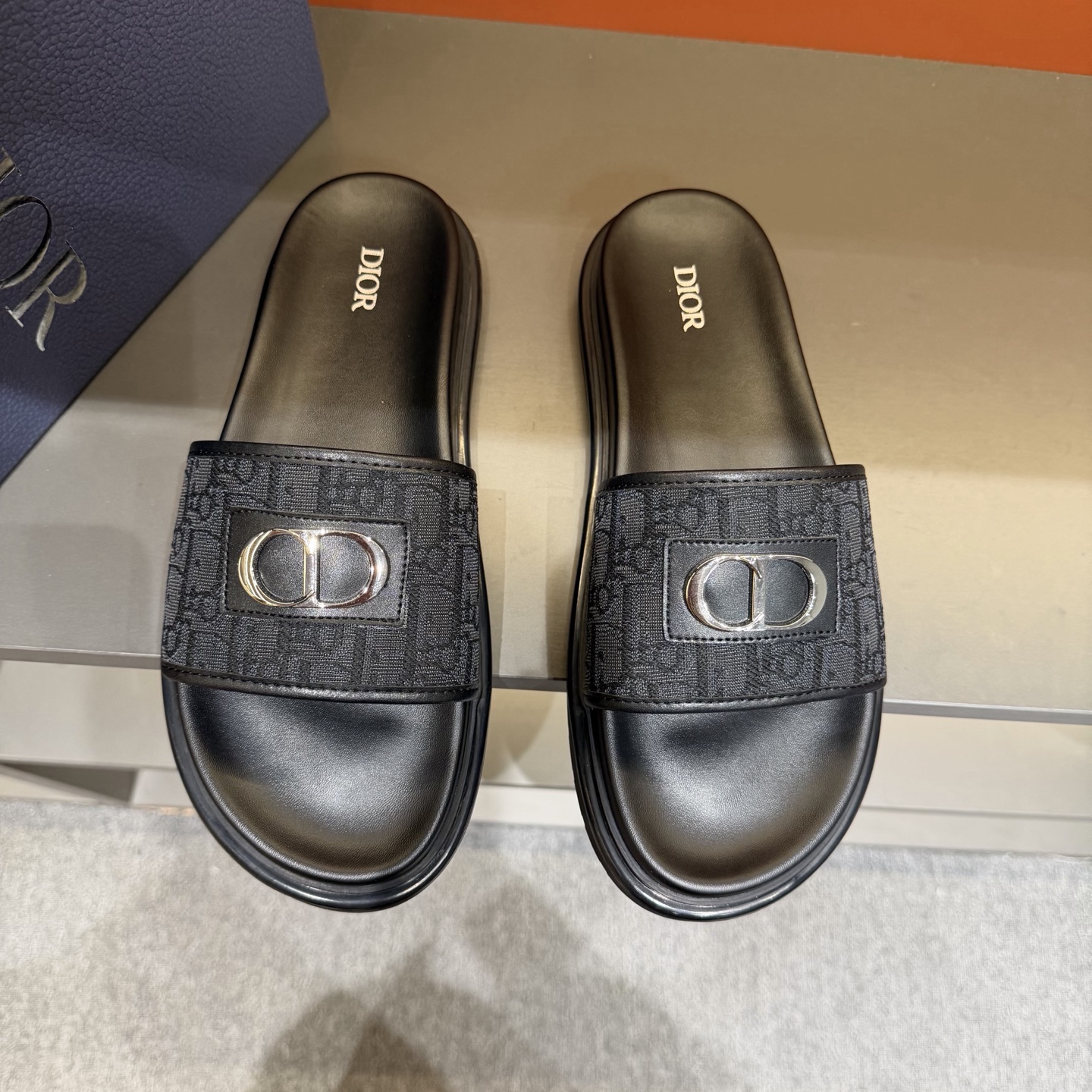 Cheap Dior Slippers For Men in 207991, $50 USD- [IB207991] - Replica Dior Slippers For Men