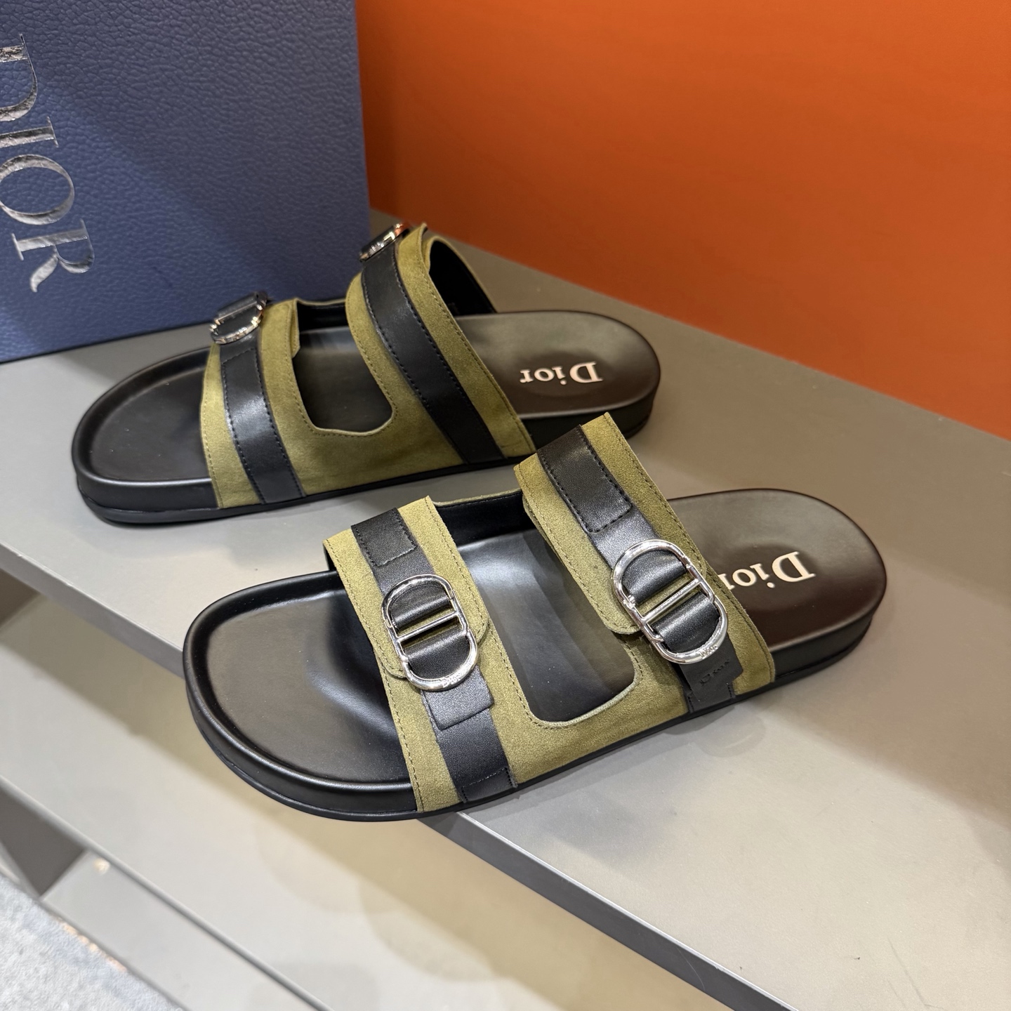 Cheap Dior Slippers For Men in 207994, $65 USD- [IB207994] - Replica Dior Slippers For Men