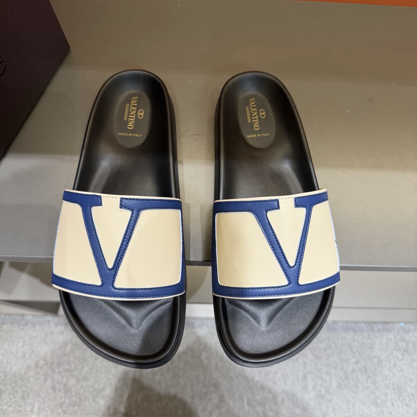 Cheap Valentino Slippers Men in 208019, $55 USD- [IB208019] - Replica Valentino Slippers Men