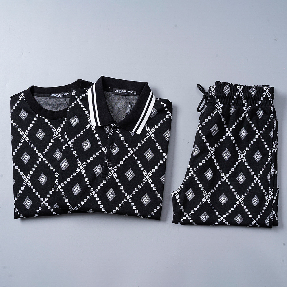 Cheap DG Short Tracksuits for Men in 208025, $38 USD- [IB208025] - Replica DG Short Tracksuits for Men
